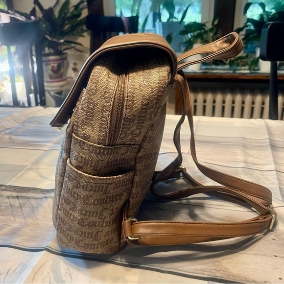 Juicy Couture Modern Chic Medium Macroon Dot Backpack- Brown 🔥EUC🔥 - Picture 4 of 15